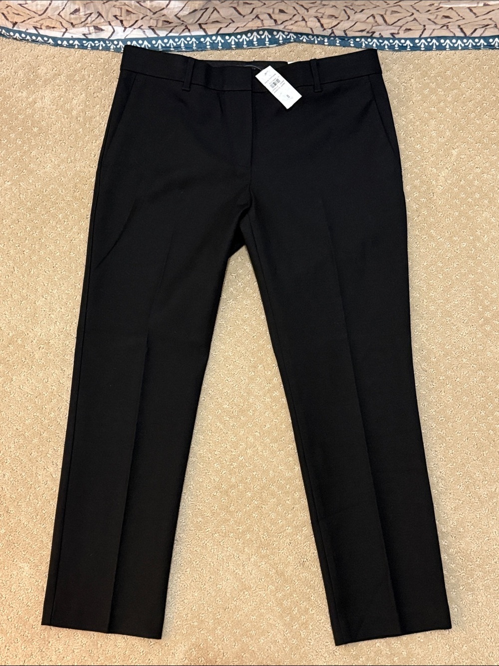 *NWT* Ann Taylor The Eva Mid Rise Slim Ankle Dress Pants, Black, Sz 8